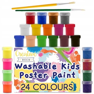 Obrazek Farby plakatowe 24 kolory 20ml