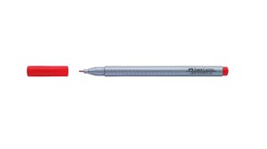 Obrazek Cienkopis Grip czerwony (10szt) FABER CASTELL