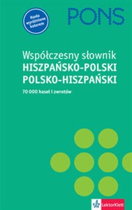 Obrazek Pons Współczesny słownik hiszpańsko-polski polsko-hiszpański