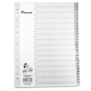 Obrazek Przekładki A4 1-31