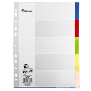 Bild von Przekładki A4 5 kolorów