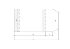 Bild von Okładka regulowana 244x410mm (50szt)