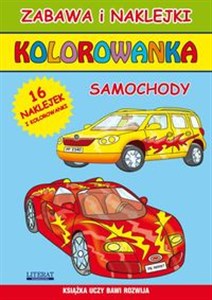 Bild von Kolorowanka Samochody Zabawa i naklejki. Kolorowanka