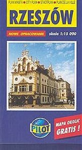 Obrazek Rzeszów Jasło Łańcut Plan miasta 1: 18 000