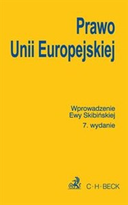 Obrazek Prawo Unii Europejskiej Wprowadzenie Ewy Skibińskiej