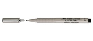 Obrazek Cienkopis Ecco Pigment 0,2mm czarny (10szt)