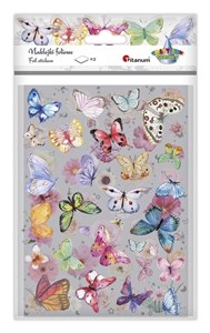 Bild von Naklejki foliowe 2 plansze motyle, kwiaty