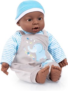 Obrazek Lalka Interactive Baby 40cm niebieska