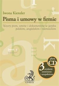 Obrazek Pisma i umowy w firmie Wzory pism, umów i dokumentów w języku polskim, angielskim i niemieckim