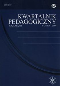 Bild von Kwartalnik Pedagogiczny 1/2016