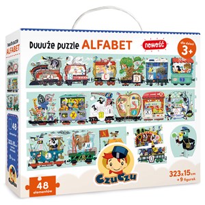 Obrazek Duuuże puzzle Alfabet