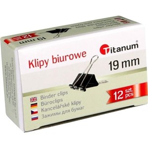 Bild von Klipy biurowe 19mm 12szt