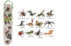 Obrazek Zestaw mini insektów i pająków 12 sztuk