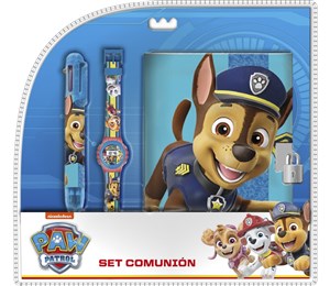 Obrazek Zestaw zegarek cyfrowy długopis pamiętnik Paw Patrol PW16691