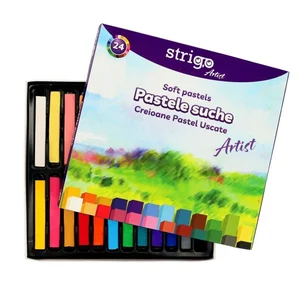 Obrazek Strigo, Pastele suche 24 kolory