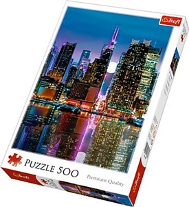 Bild von Puzzle Pełnia księżyca nad Manhattanem 500