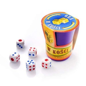 Obrazek Gra w kości 1szt mix