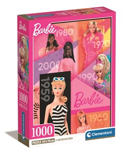 Obrazek Puzzle 1000 Compact Barbie 39806