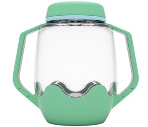 Bild von Słoik sensoryczny do napełnienia wodą zielony