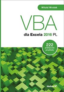 Obrazek VBA dla Excela 2016 PL 222 praktyczne przykłady
