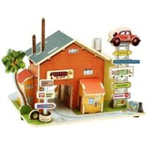 Bild von Puzzle 3D Drewniany motel