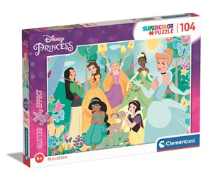 Obrazek Puzzle 104 z brokatem 104 Princess 20346