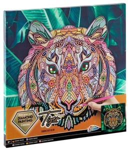 Bild von Zestaw do diamentowego malowania na płótnie Tygrys