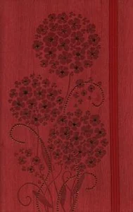 Bild von Notes A6 Ivory Geranium czerwony