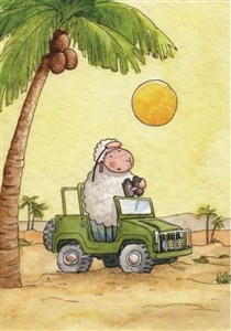 Obrazek Pocztówka z kolorowanką - Szukajcie najpierw