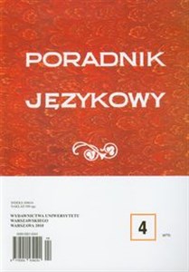 Bild von Poradnik językowy 4/2010