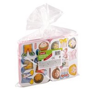 Obrazek Układanka magnetyczna Dress Baby 24 sztuki mix