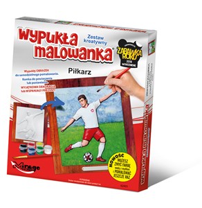 Bild von Wypukła malowanka sport piłkarz 62401