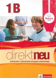 Obrazek Direkt neu 1B Podręcznik z ćwiczeniami z płytą CD + Abi-Heft Szkoły ponadgimnzjalne