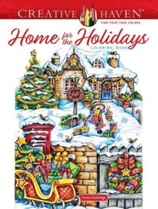 Obrazek Creative Haven Home for the Holidays Coloring Book