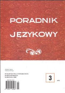 Obrazek Poradnik językowy 3/2008