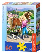 Zeige Details für Puzzle A Walk with Pony and Dog 60 Zobacz : Puzzle A W...