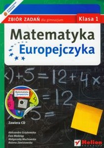 Obrazek Matematyka Europejczyka 1 Zbiór zadań z płytą CD Gimnazjum