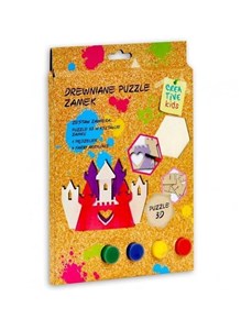 Obrazek Puzzle drewniane 3D Zamek