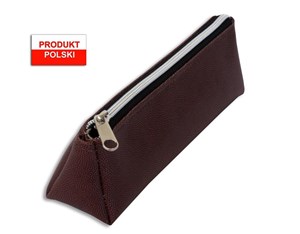 Obrazek Piórnik szkolny kosmetyczka WAR-1280 jasny brąz