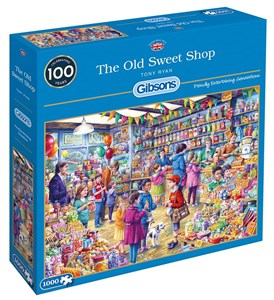 Obrazek Puzzle 1000 Sklep ze słodyczami