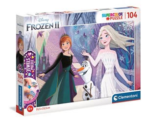 Obrazek Puzzle 104 z ozdobami Frozen 2 20182