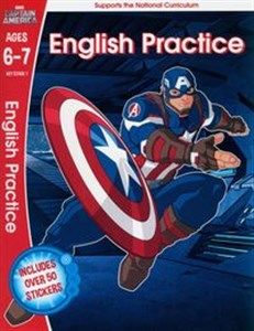 Bild von Captain America: English Practice. Ages 6-7