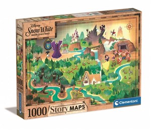 Bild von Puzzle 1000 Story Maps Śnieżka 39815