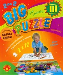 Bild von Big Puzzle III w opakowaniu kredki gratis