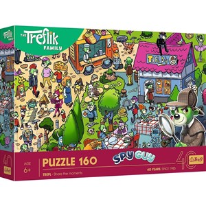 Obrazek Puzzle 160 40-lecie Trefl Trefliki Celebrują 40052