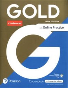 Obrazek Gold C1 Advanced with Online Practice Coursebook