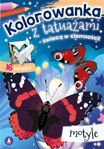 Bild von Kolorowanka z tatuażami świecą w ciemności Motyle