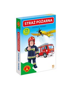 Obrazek Gra Karty Piotruś + Pamięć Straż pożarna 2611