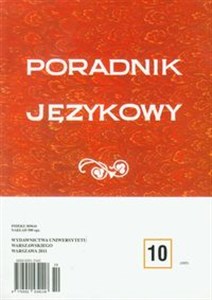 Bild von Poradnik językowy 10/2011