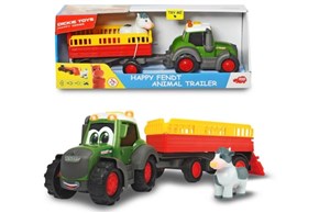 Obrazek Happy Traktor Fendt i przyczepka ze zwierzatkami